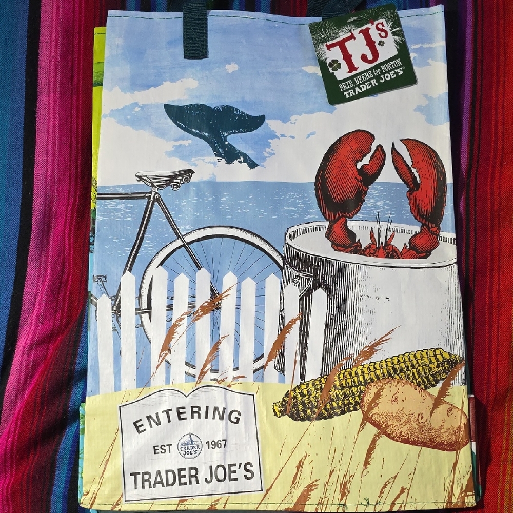 Trader Joe's Illustrated Tote Bag